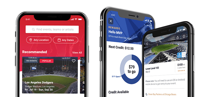 Vivid Seats Rewards -- iOS